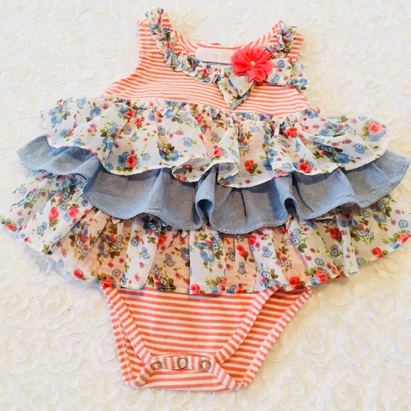 Bonnie Baby Other - 🛍🌷NWOT / Bonnie Baby little girls ruffled onesie